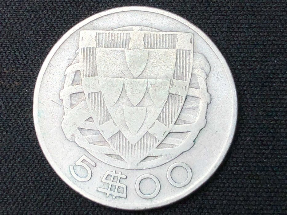 5 Escudos Prata 1942