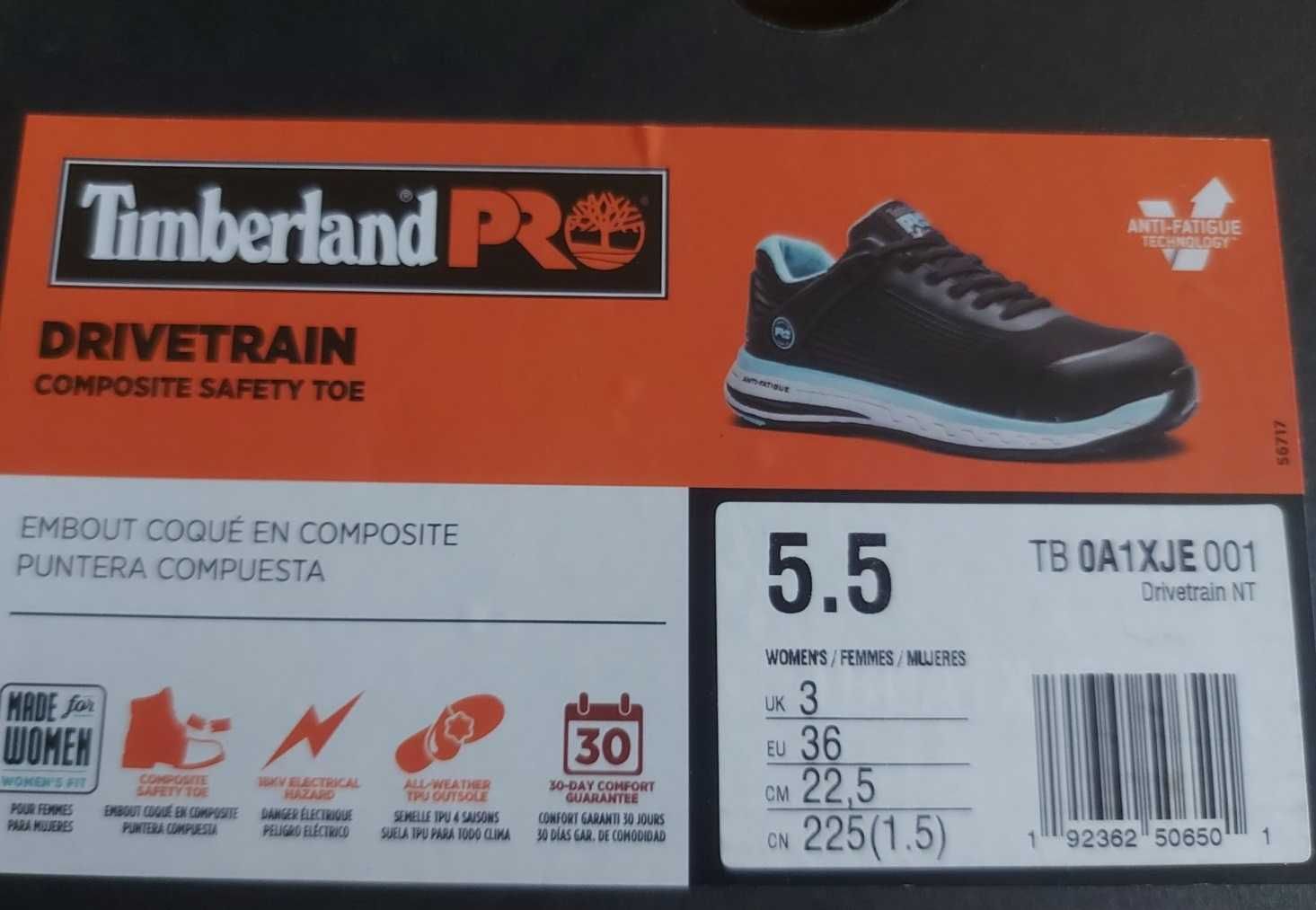 Професійні кросівки для роботи Timberland PRO Drivetrain розмір 36