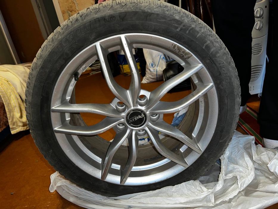 Диски с зимней резиной 5х112 r17 225/45/17 (audi a3)