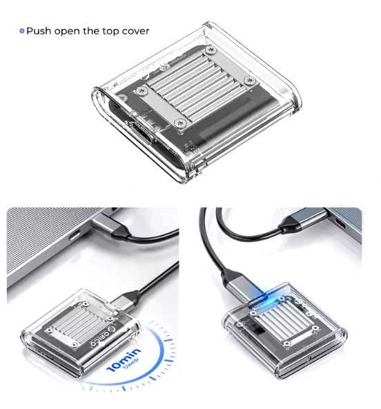 Продам новий SSD m2 2230 CUSU на 1 ТБ + зовнішній карман