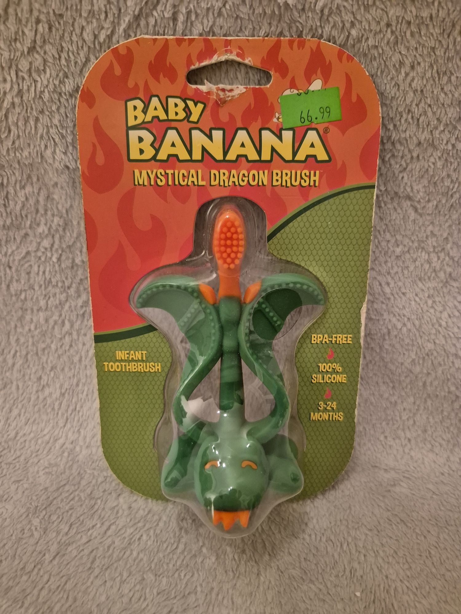 Szczoteczka treningowa smok baby banana