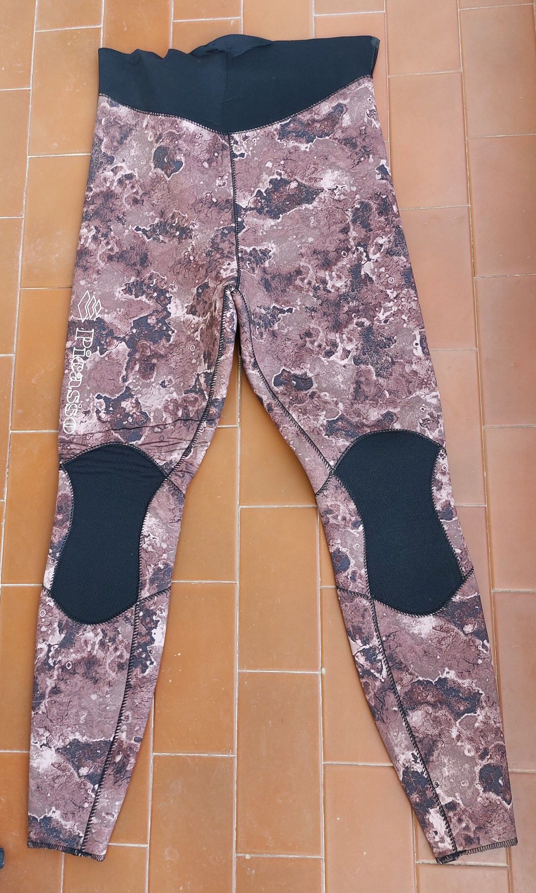 Fato caça sub XL Picasso Brown Atlantic 5mm tamanho XL