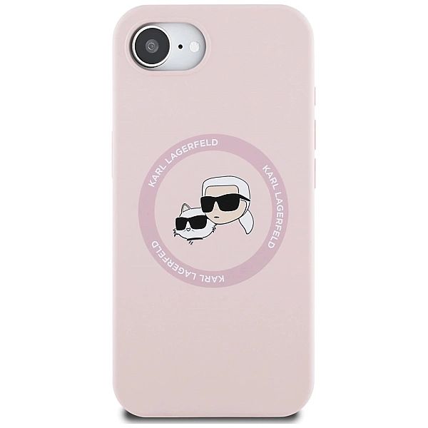 Etui Karl Lagerfeld Silicone Karl&Choupette Heads MagSafe na iPhone 16