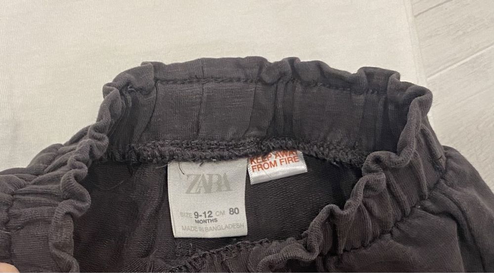 Komplet body Mango spodnie Zara - rozmiar 74/80 stan bardzo dobry