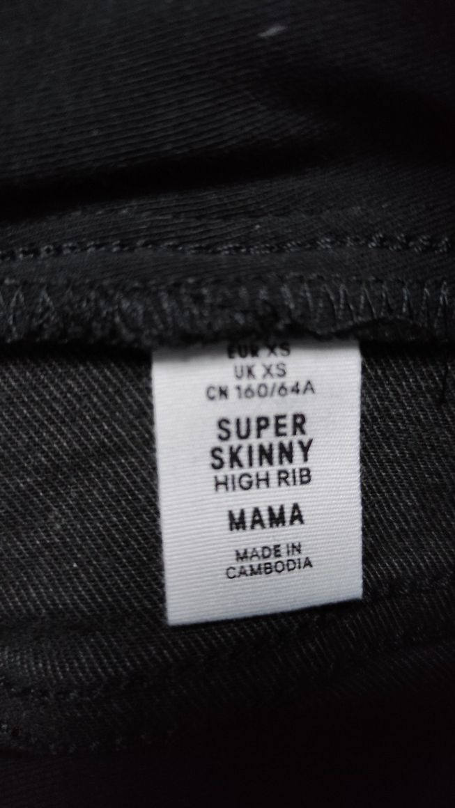Spodnie ciążowe firmy H&M rozmiar XS