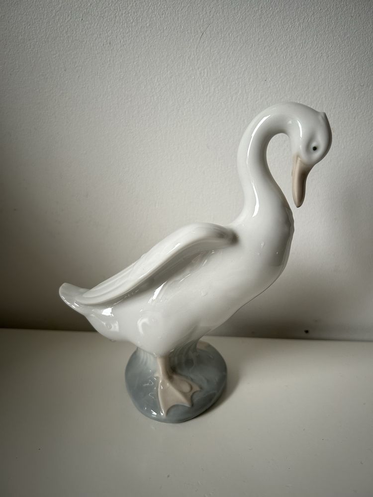 Figurka porcelanowa kaczka łabędź Nao Lladro