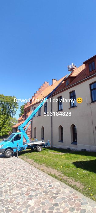 !! Podnośnik koszowy Władysławowo Hel Puck Wynajem Zwyżka Pomorskie !!