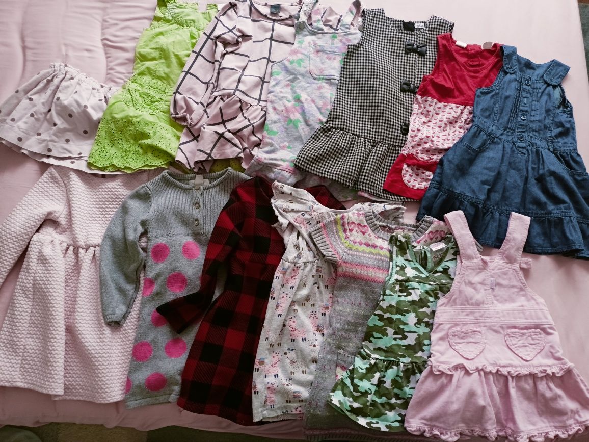 Ubrania dla dziewczynki, 98-104, duża paczka