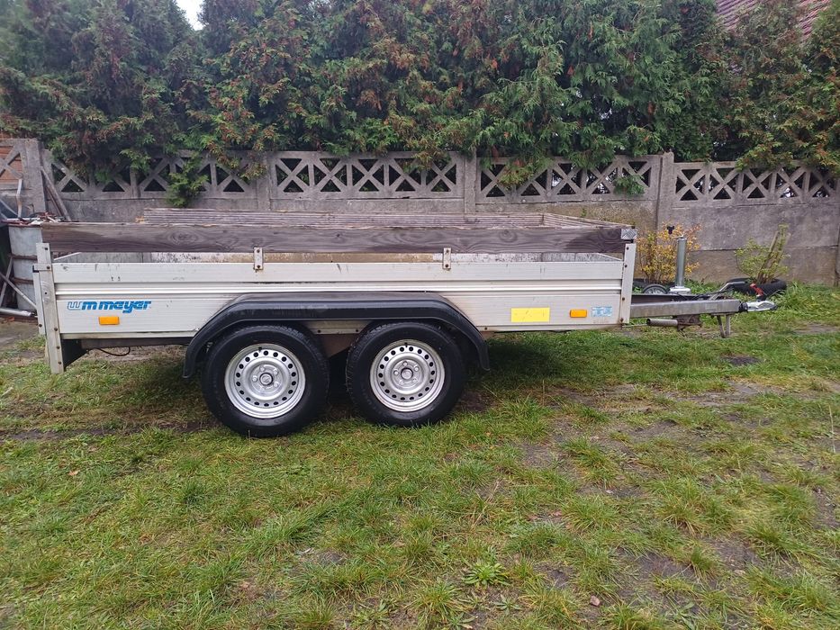 Sprzedam WM MEYER, solidną przyczepę ciężarową, dwuosiową, DMC 2000kg