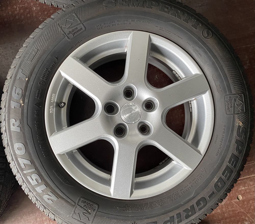 Alufelgi z oponami 215/70 R16 Kia Sportage Hyundai Tucson IX35 5x114,3