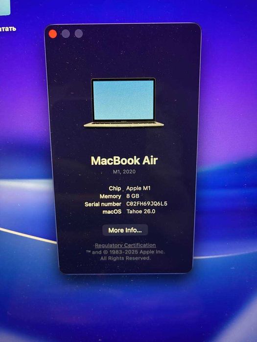 For Sale: MacBook Air M1 2020 (8GB RAM / 512GB SSD)