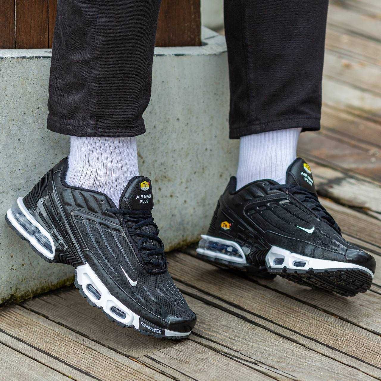 Кроссовки Nike Air Max TN 3 Plus Black/White Swoosh