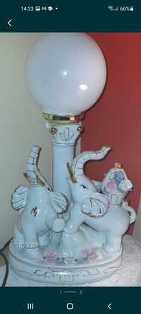 Lampka nocna porcelana kolekcjonerska