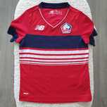 T-shirt de criança New Balance Losc Lille equipamento, nova, S 122 cm