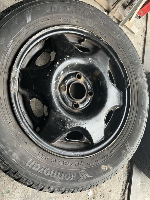 Felgi 15 4x100  od opel astry g +opony zimowe