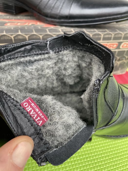 Чоловічі зимові черевики Кожані р44.45