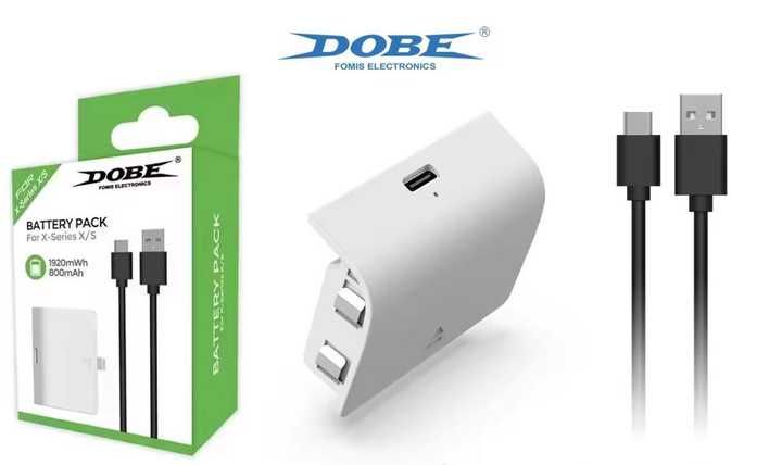 Play Charge do pada Xbox Series X + S + PC = Akumulator + kabel ładowa