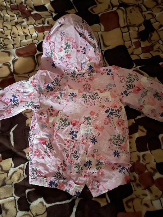 Курточка пыльник, водоотталкивающая, осень/весна , 6-9 м