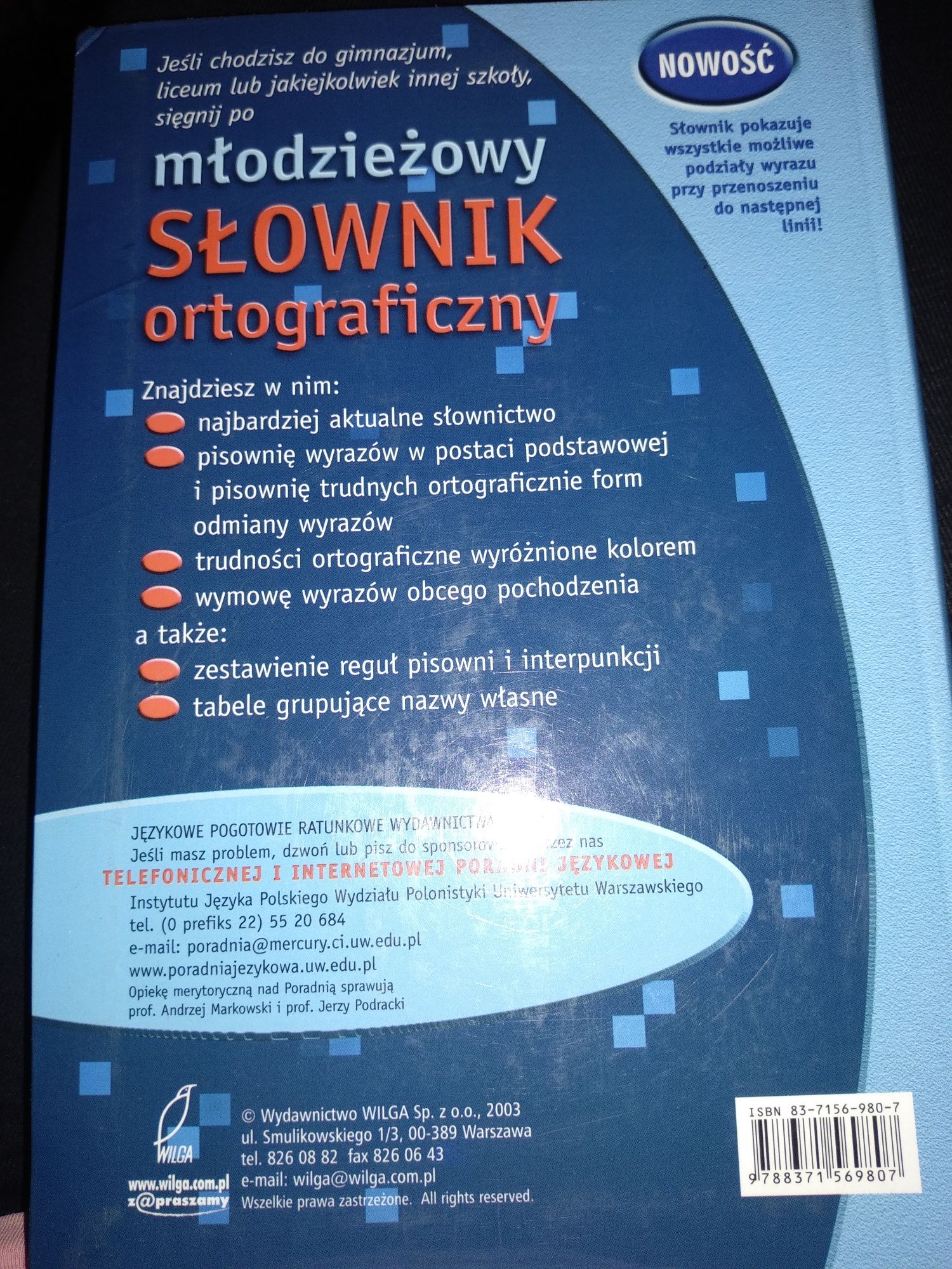 Słownik ortograficzny młodzieżowy