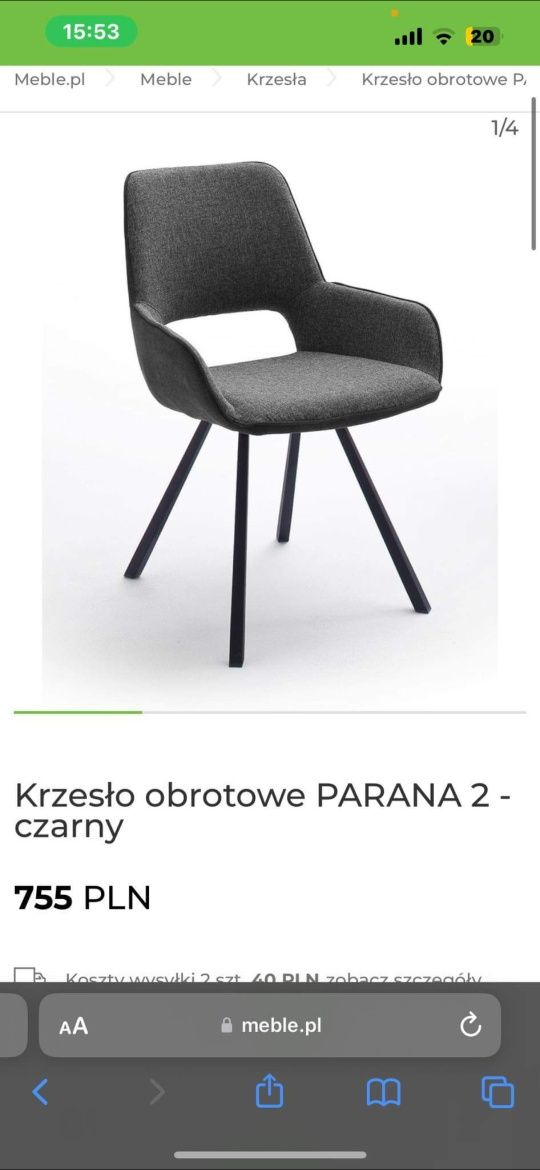 Krzesła - obrotowe,bardzo wygodne- nowe