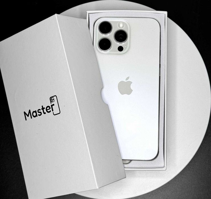 Apple iPhone 16 Pro Max 256GB White Nieużywany 100%Bat 0Cykli 6Msc GW