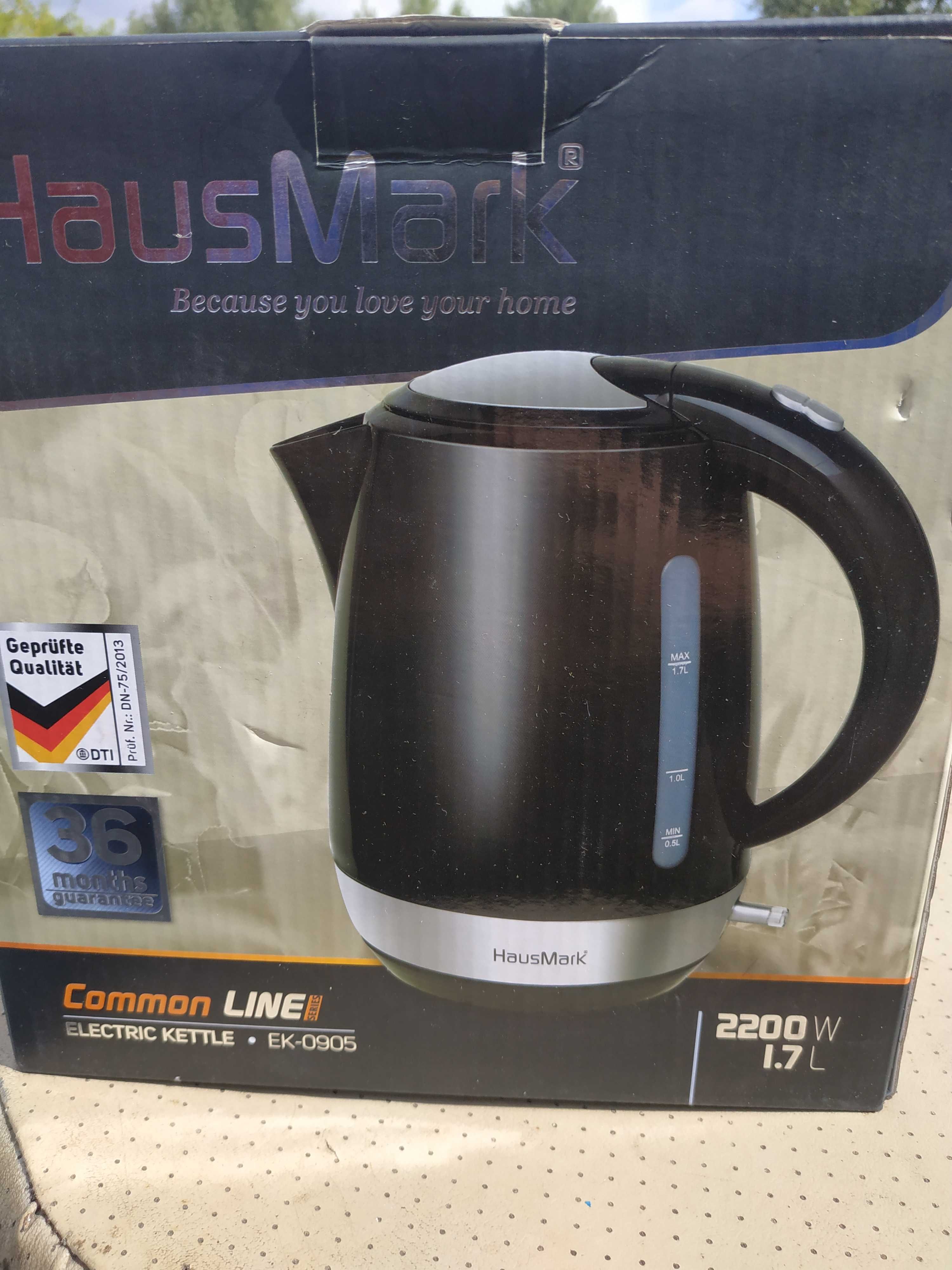 Чайник електричний HausMark (1.7 літрів, 2200 Bm)