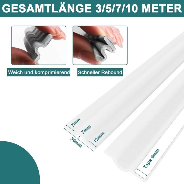 USZCZELKA 300cm do okna taśma izolacyjna samoprzylepna NOWA s406