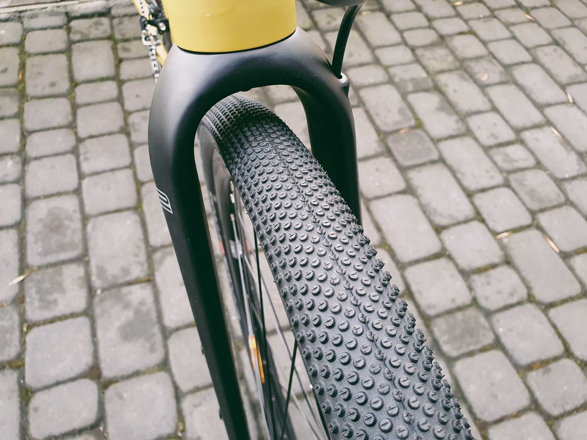Romet Aspre 2.0, żółty, rozm. 48, 54, 56, gravel, shimano grx, 2024