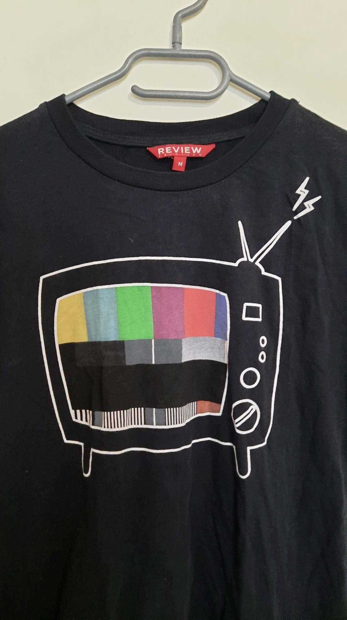 T-Shirt, koszulka, tee – Review, motyw telewizor retro Obraz kontrolny