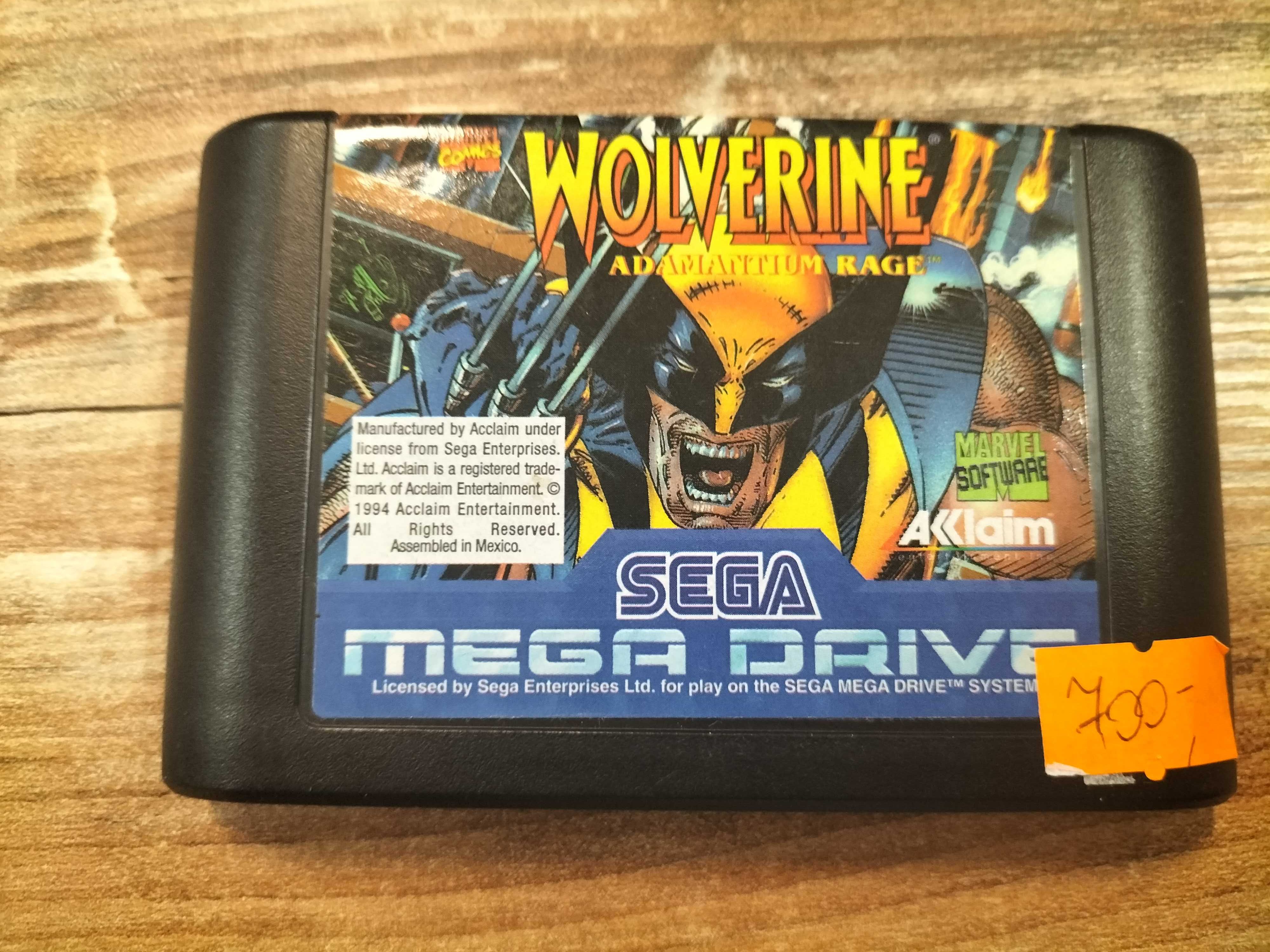 Wolverine Adamantium Rage Sega Mega Drive Sklep Wymiana Wysyłka