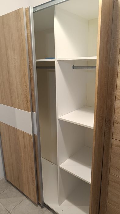 Szafa i półka pod telewizor z witryną