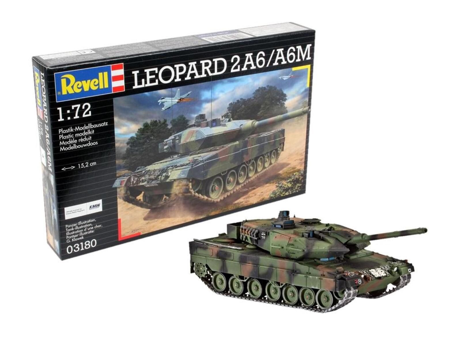 Czołg Leopard 2 A6/a6m Revell oprawa: pudełko