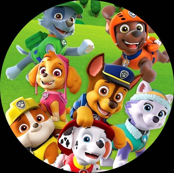 Opłatek na tort - Psi Patrol