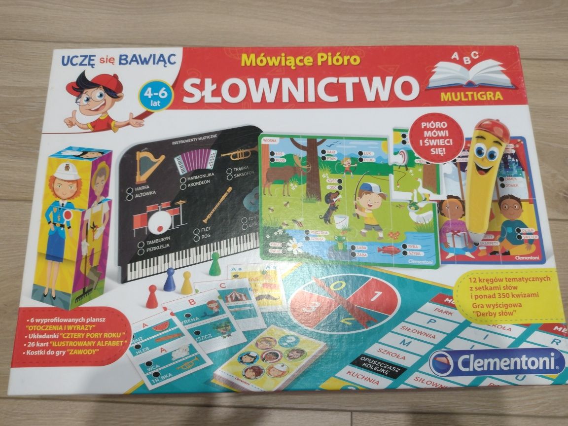 Mówiące Pióro SŁOWNICTWO. Gra edukacyjna 4-6 lat