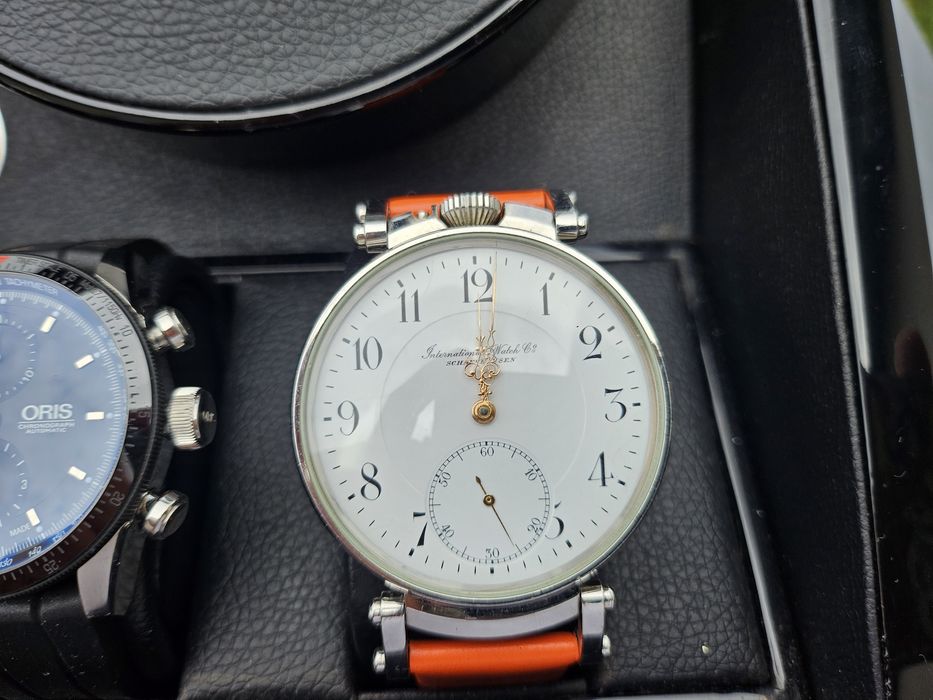IWC Schaffhausen piękna pasówka szwajcarski zegarek