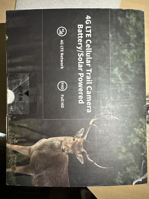 Câmera de caça e vigilância com conexão 4G