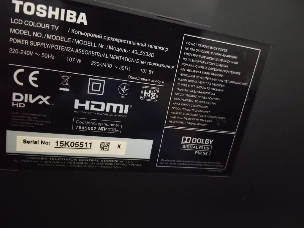 Televisão Toshiba