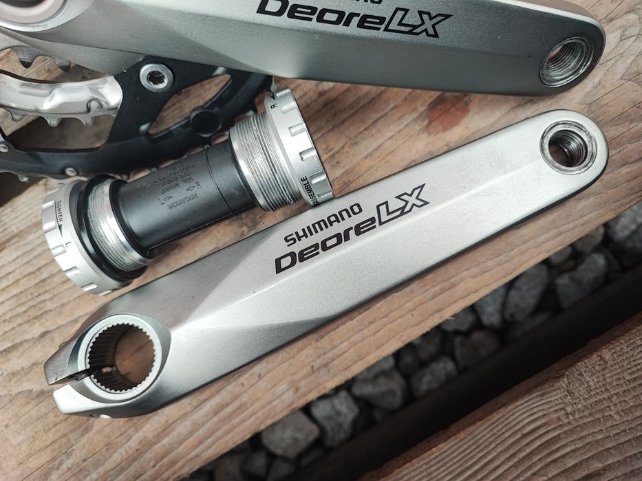 Korba rowerowa Shimano Deore LX M580 175mm Retro MTB ładny stan