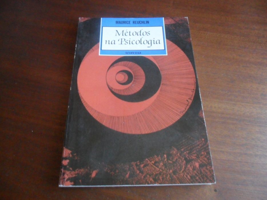 "Métodos na Psicologia" de Maurice Reuchlin - 1ª Edição de 1989