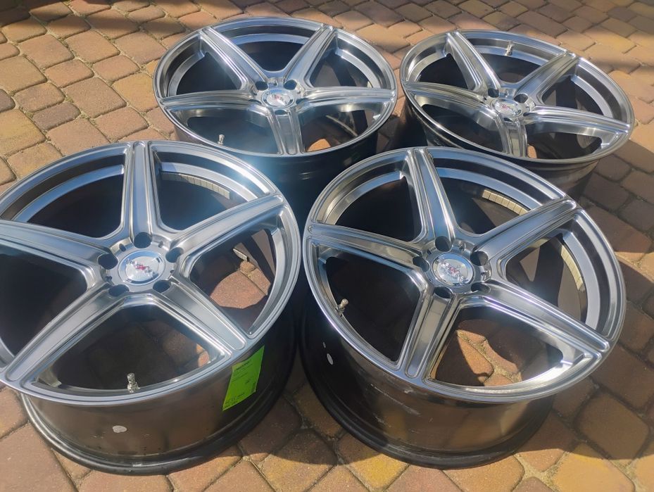 Jak nowe Alufelgi Axxion 19" Vw, Audi S5 Mercedes 5x112 antracyt.