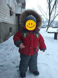 Зимний костюм,  комбинезон для мальчика
