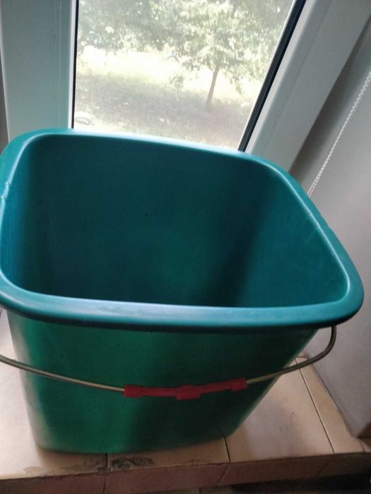 Відро господарче пластикове прямокутне об'єм 15 літрів