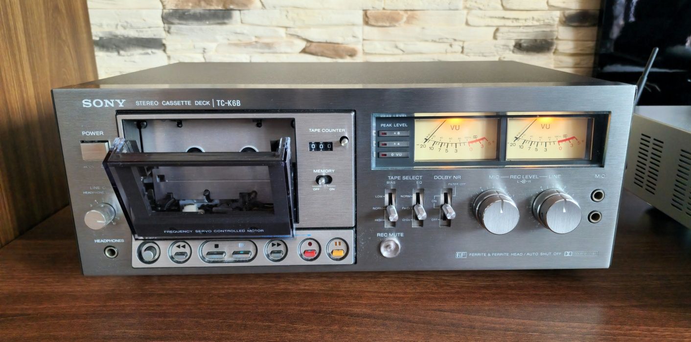 Sony TC-K6B, magnetofon, deck, kaseta
