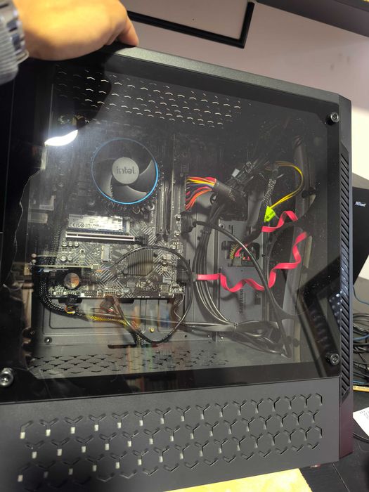 Bundle caixa, motherboard, fonte e placa de rede