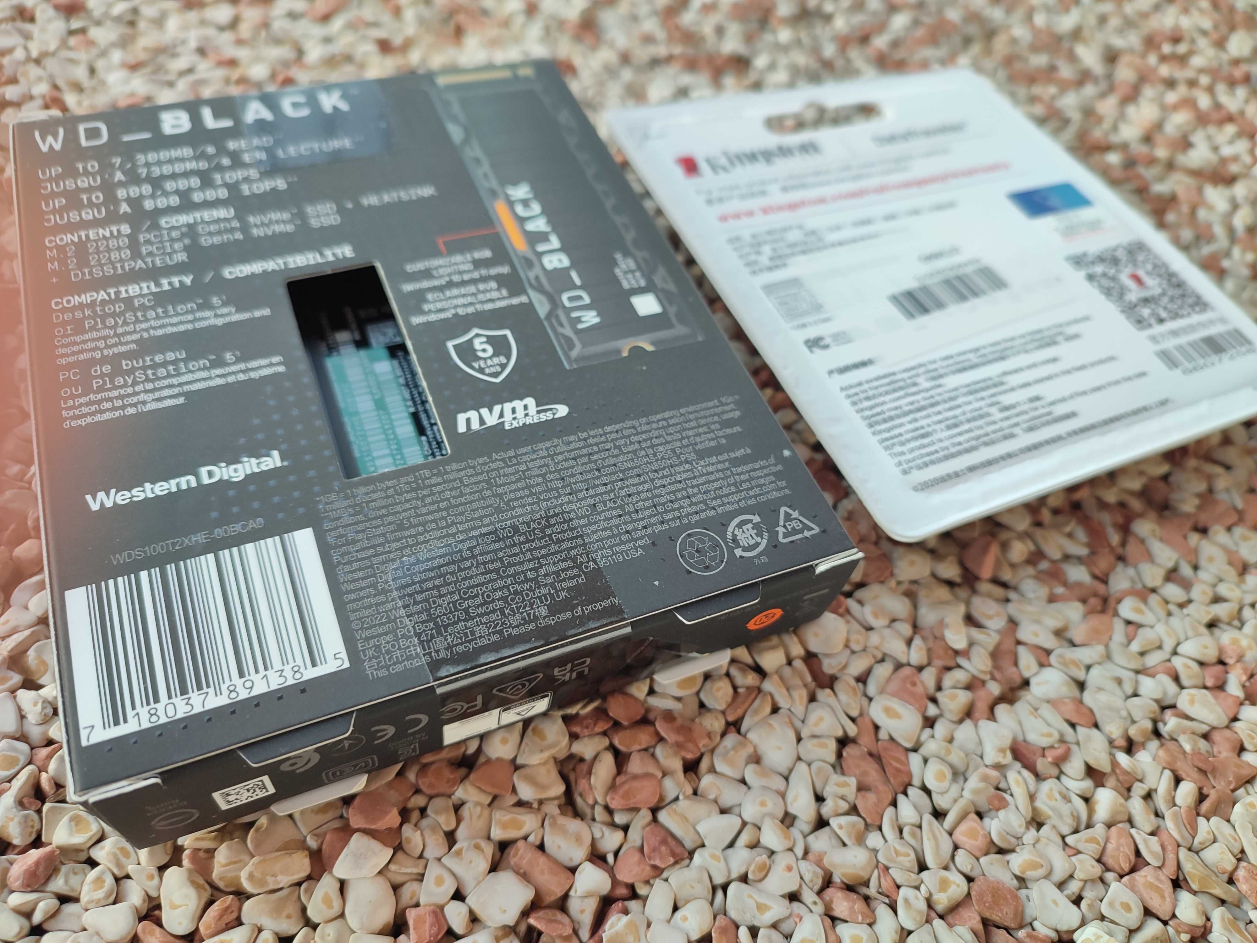 Dysk SSD m.2 NVMe PCIe 4.0 WD BLACK SN850X 1TB + pendrive 64GB USB 3.2