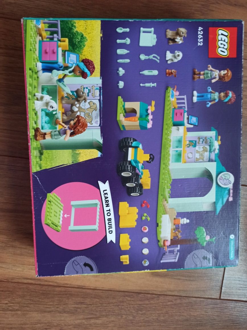 Duży Zestaw LEGO 42632 Friends Lecznica dla zwierząt gospodarskich