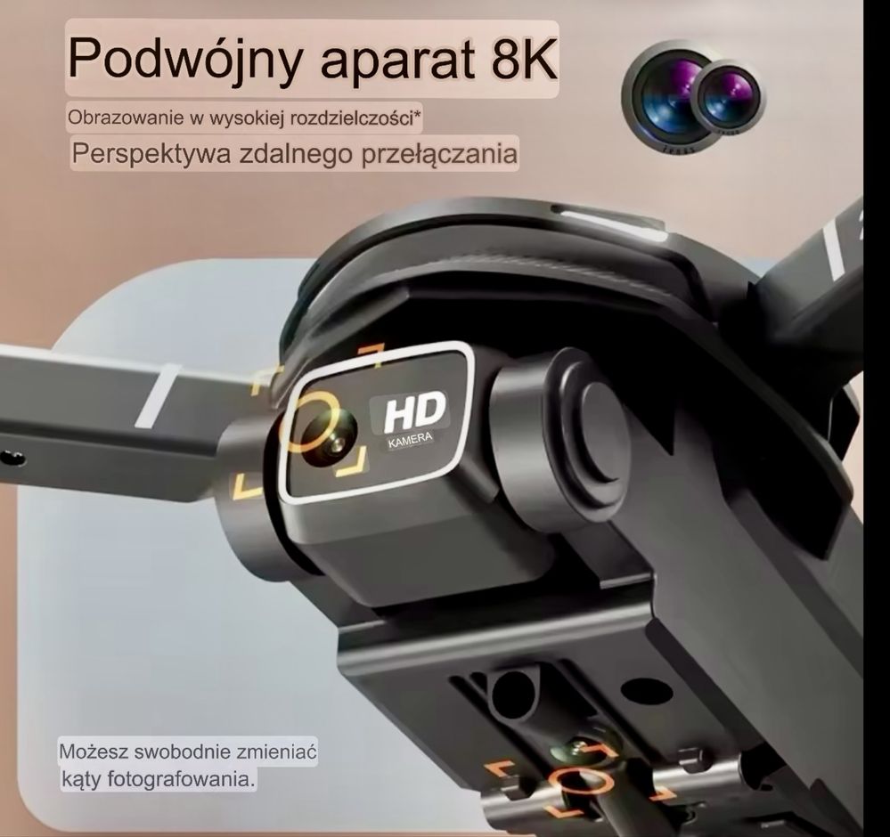 Dron V88 z Podwójną Kamerą 8K ULTRA HD