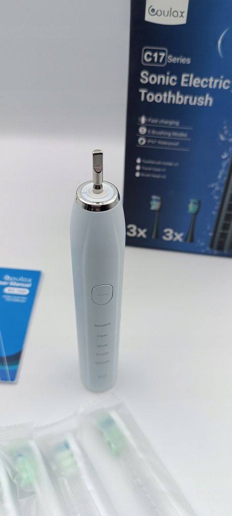 SONIC Szczoteczka elektryczna z 5 końcówek , Niebieska