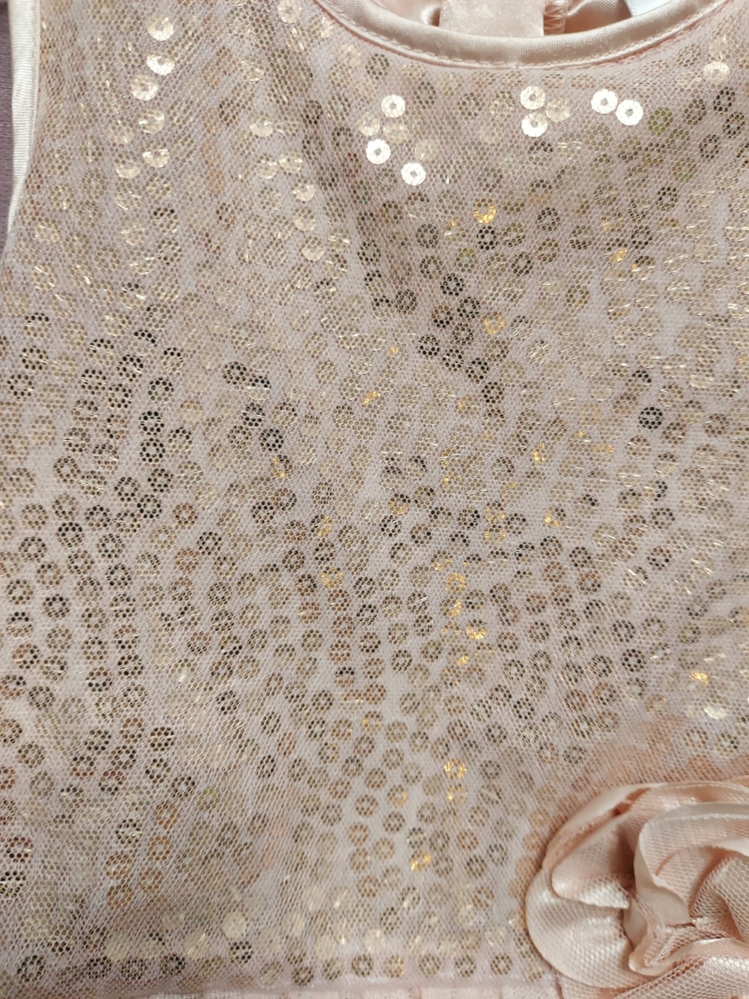 Sukienka balowa tiulowa cekinowa sesja swiateczna urodziny bal 110