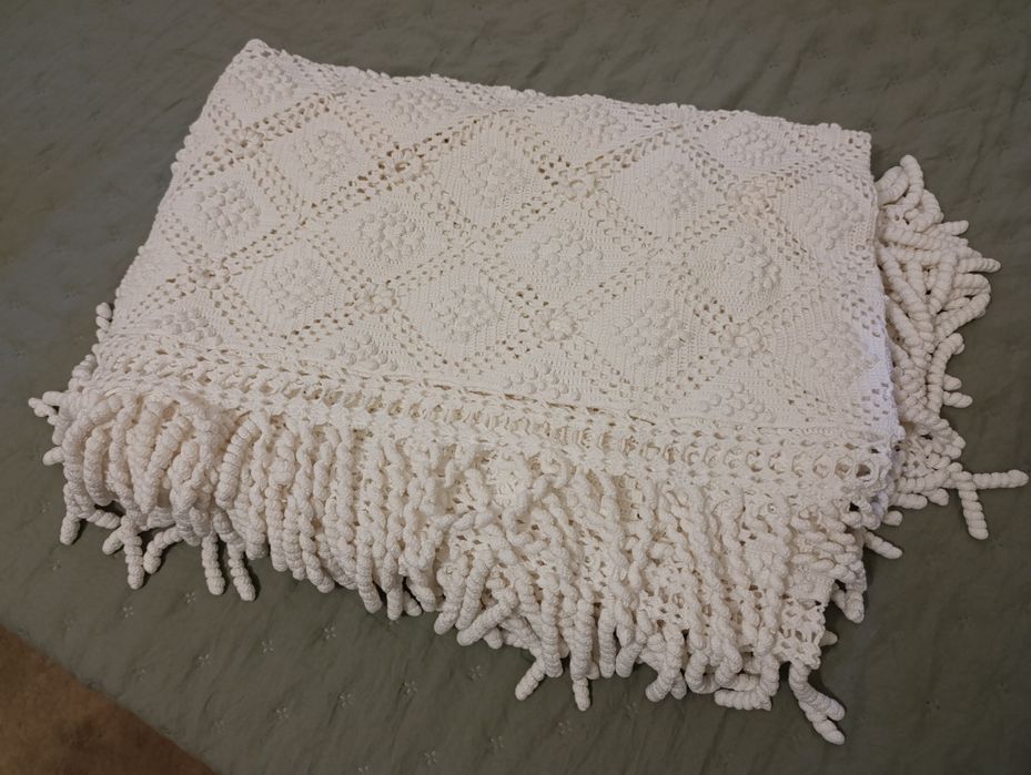 Colcha em crochê